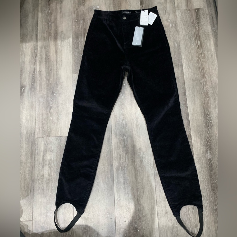 new stone row suede jeans